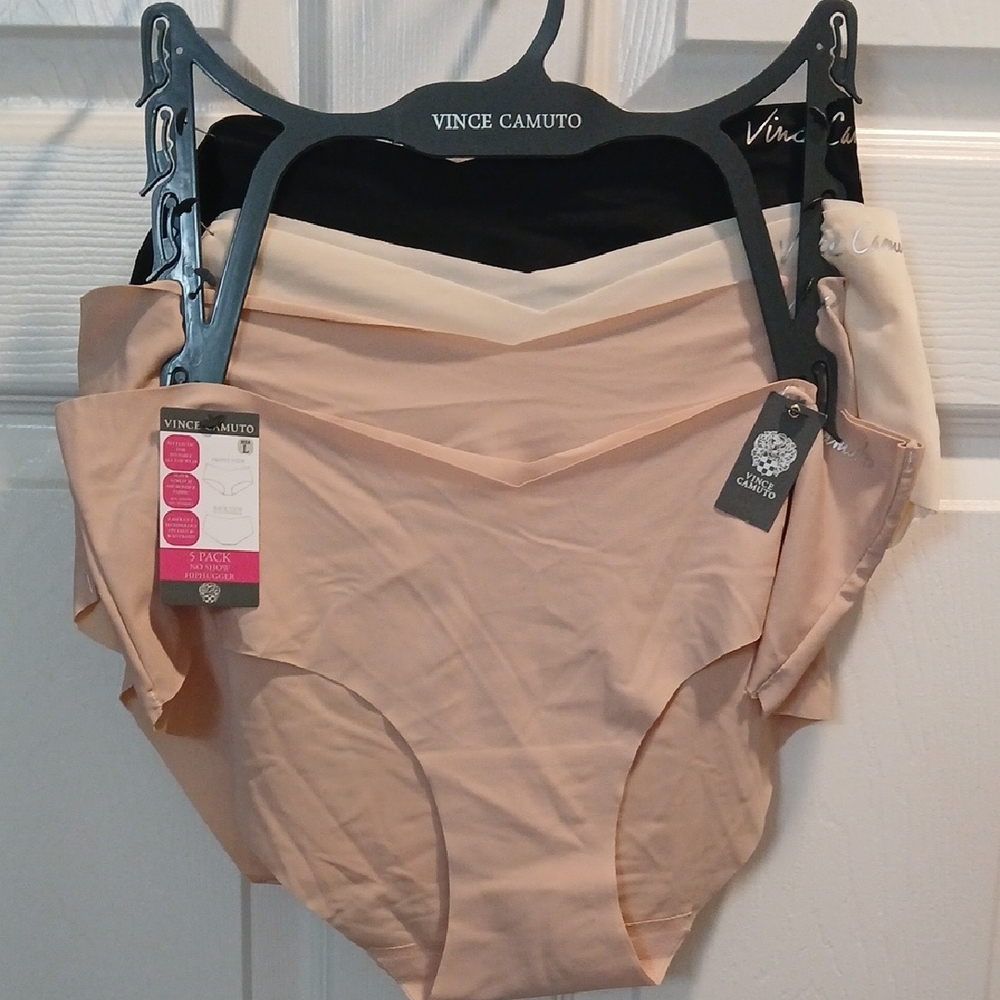 Vince Camuto Women's Panties 3-Pack in Black, Cream, and Tan